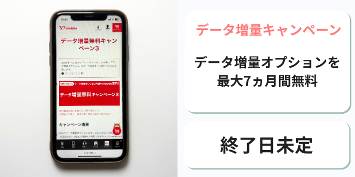 データ増量無料