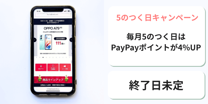 5のつく日キャンペーン