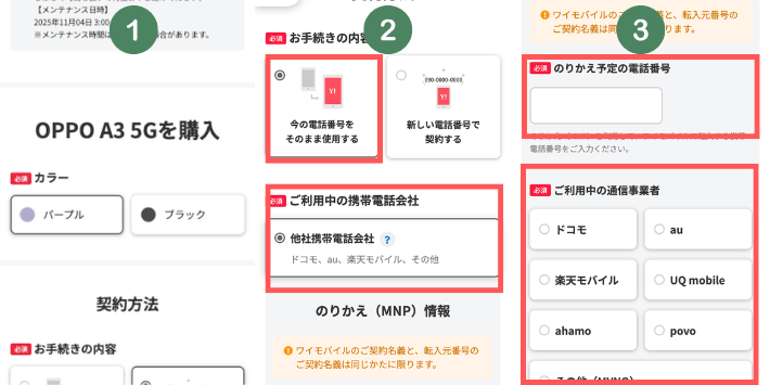 契約手続きする