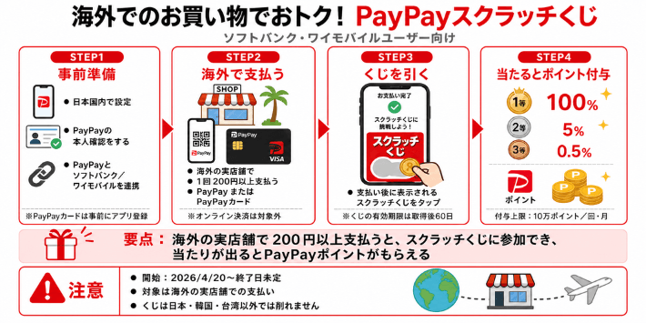 PayPayスクラッチくじの詳細