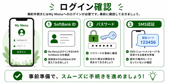 SoftBank IDを確認する