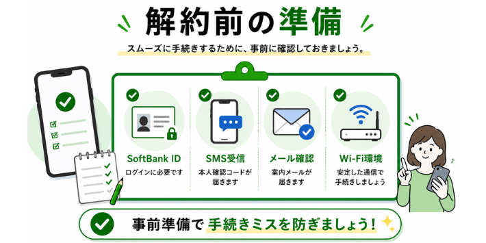 解約前に準備するもの